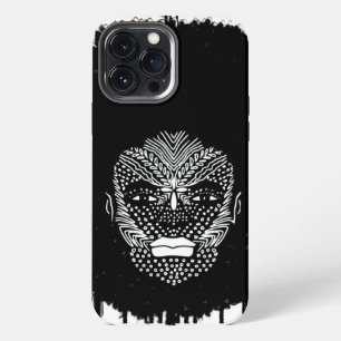African Woman Face with Tribal Markings iPhone 13 Pro Max Case