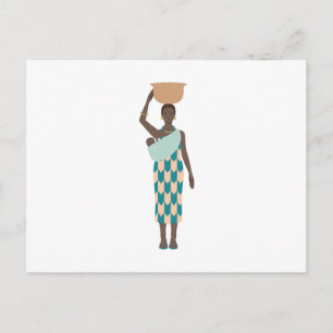 African Woman Postcard