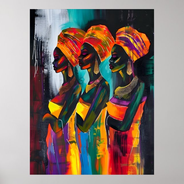 African Woman Poster (Front)
