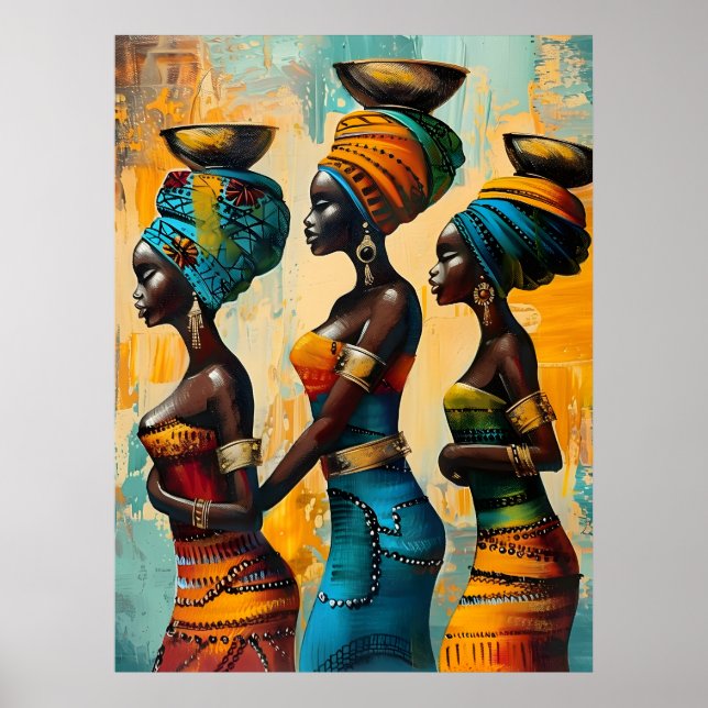 African Woman Poster (Front)