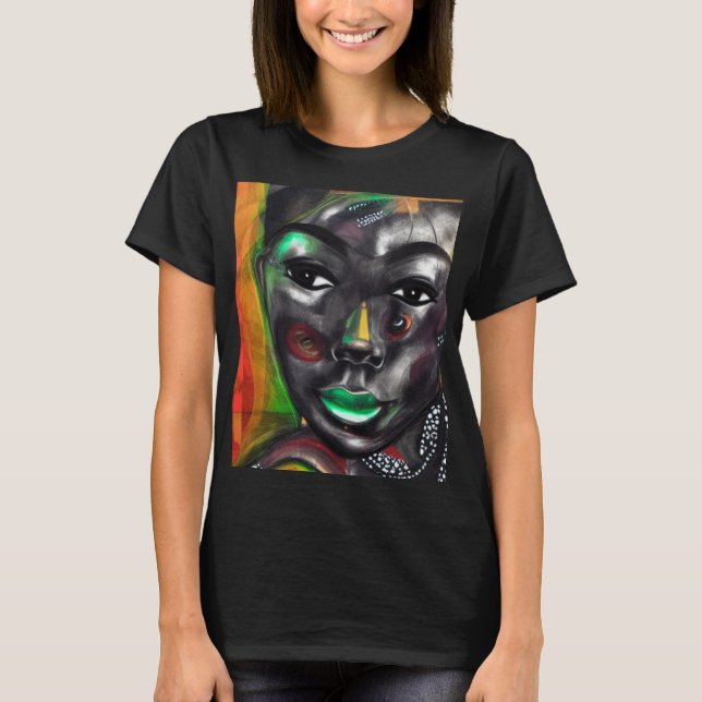 African Woman T-Shirt (Front)