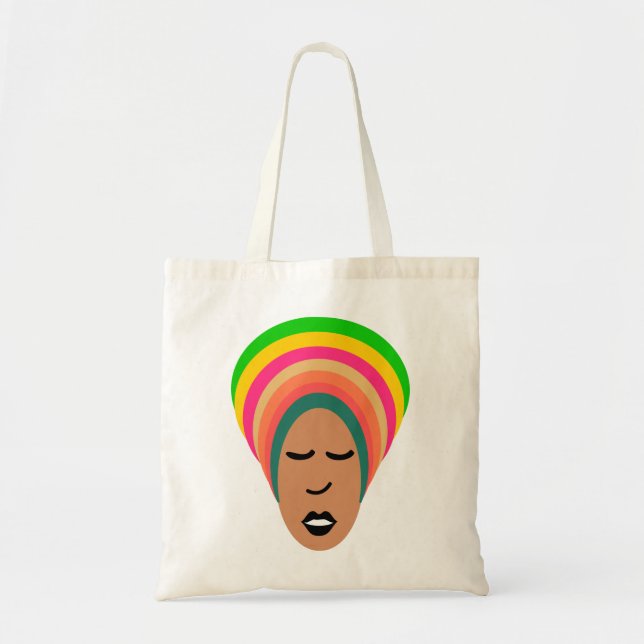 African woman tote bag (Front)