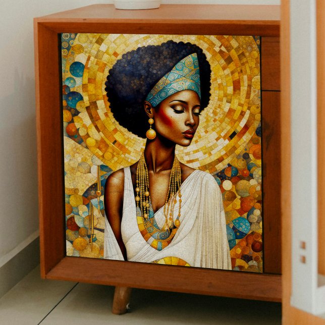 African Woman with Belt Decoupage Tissue Paper (Creator Uploaded)