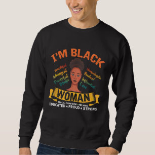 African Women African American BHM Black History M Sweatshirt