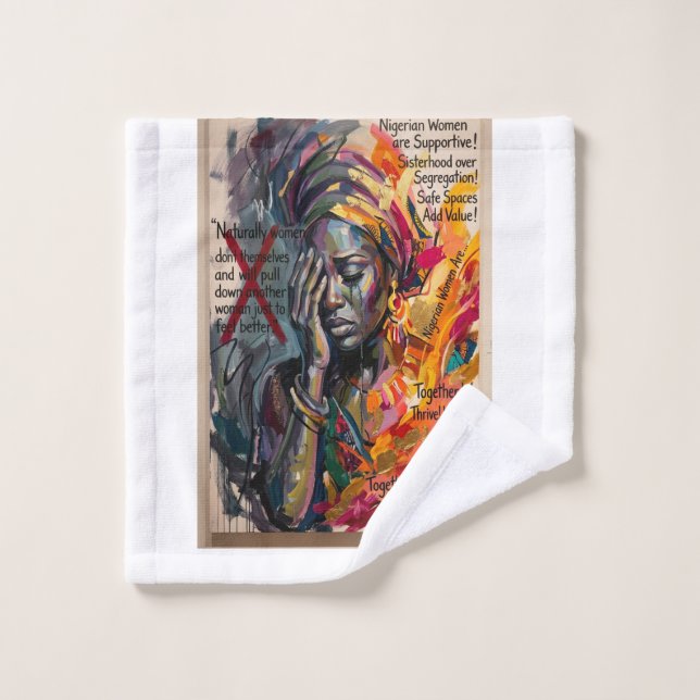 AFRICAN Women Bath Towel Set (Wash Cloth)