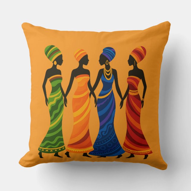 African Women Cushion (Front)