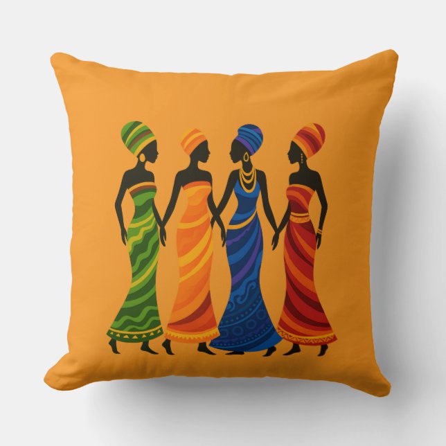 African Women Cushion (Front)