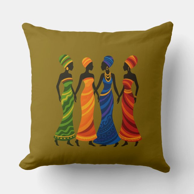 African Women  Cushion (Front)