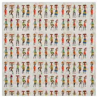 African Women Design Fabric