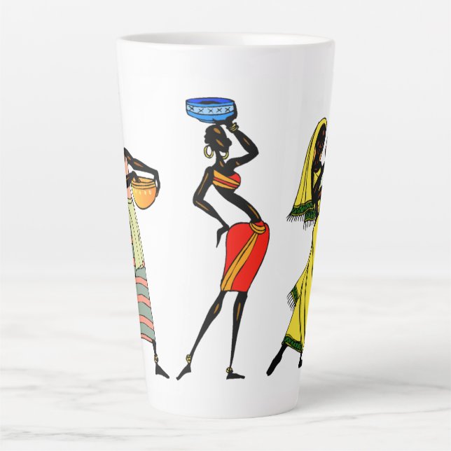 African Women Latte Mug (Front)