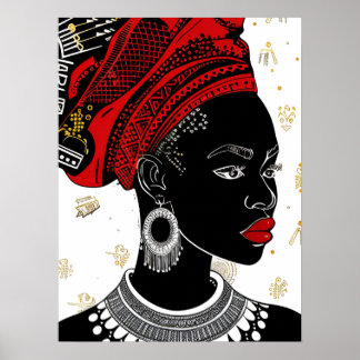 African Women Poster Art