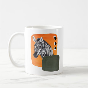 African Zebra Animal Coffee Mug