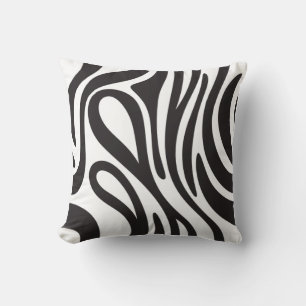 African Zebra Effect - Original Nature and Savanna Cushion
