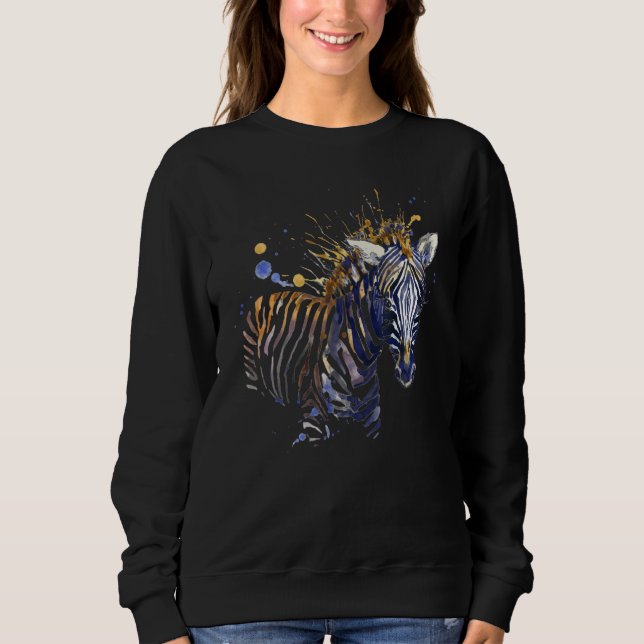 African Zebra Graphic Sweatshirt (Front)