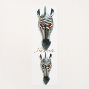 African zebra mask Thunder_Cove Yoga Mat