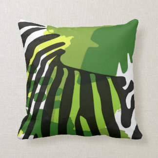 African Zebra silhouette Cushion