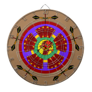 African Zuni Warrior Demon Doll Dartboard