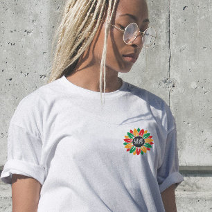 AfricanAmerican Black History Juneteenth Sunflower T-Shirt