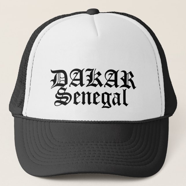 Africankoko Custom DAKAR, Senegal Trucker Hat (Front)