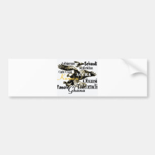 Africankoko custom Ghana bumper sticker