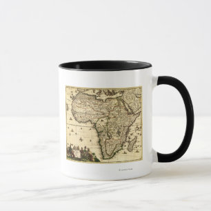 AfricaPanoramic MapAfrica Mug