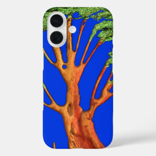 Africa's Acacia Beauty Serengeti Serenity Blue S iPhone 16 Case