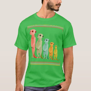 Africas Animals Zoo Keeper Safari Gift Meerkat T-Shirt