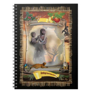 Africa's expressions spiral notebook