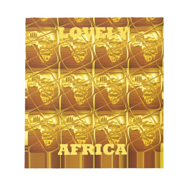 Africa's Golden Promise Notepad (Front)