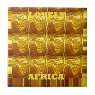 Africa's Golden Promise Tile