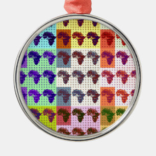 Africas Metal Tree Decoration