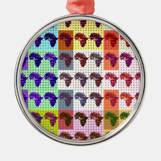 Africas Metal Tree Decoration (Front)