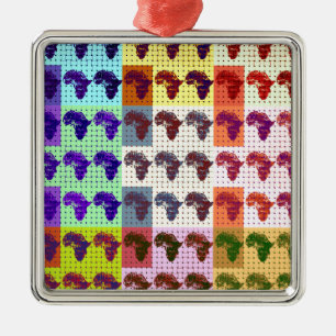 Africas Metal Tree Decoration