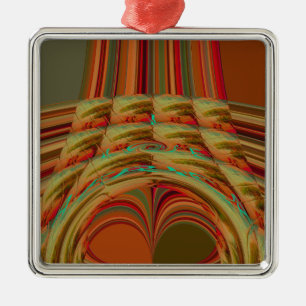 AfricaTradition Hakuna Matata Mountain Ethnic Moti Metal Tree Decoration