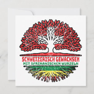 Afrika Afrikanisch Schweizer Schweiz Baum Wurzel Card