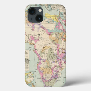 Afrika - Atlas Map of Africa iPhone 13 Case