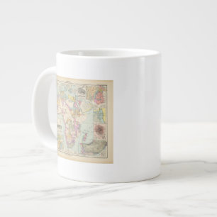 Afrika - Atlas Map of Africa Large Coffee Mug