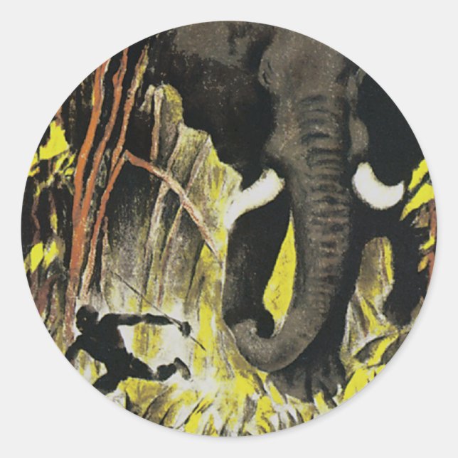 Afrika Classic Round Sticker (Front)