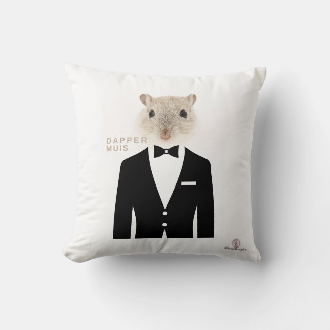 #AfrikaansIsLekker - Dapper Muis Cushion (Front)