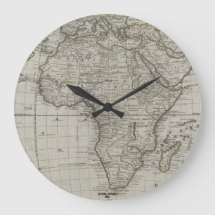 Afrimex Urbano Old Afircan Map Clock