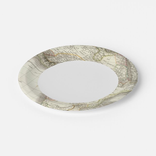 Afrique - Africa Paper Plate (Angled)