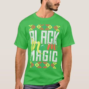 Afro African American History Month Black Mom Magi T-Shirt