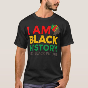 Afro American Afrocentric I Am Black History Mon T-Shirt