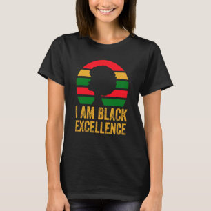 Afro American Black Excellence African Pride Histo T-Shirt