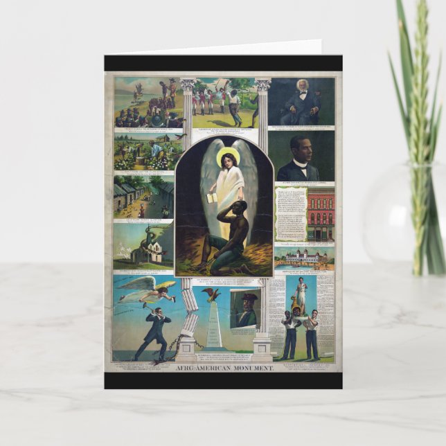 Afro-American Monument, circa 1897 Card (Front)