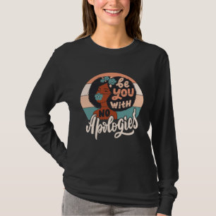 Afro American Woman Inspirational Positive Quote M T-Shirt
