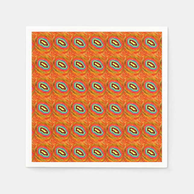 AFRO ART DESIGN ABSTRACT NAPKIN (Front)