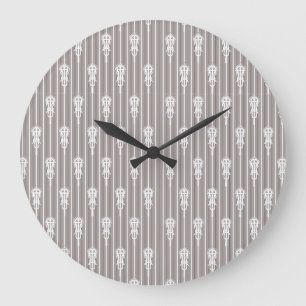 Afro Aygebam Lalibela Cross Pattern Large Clock