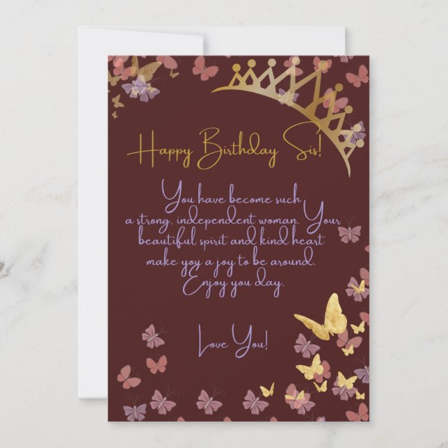 Afro Birthday Card (Front)