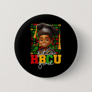 Afro Black Boy College Graduation Future Hbcu Grad 6 Cm Round Badge